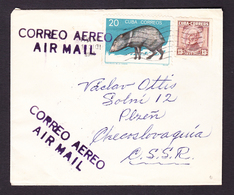 ESC -370 LETTER FROM CUBA TO CZECHOSLOVAKIA. - Briefe U. Dokumente