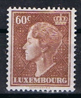 Luxemburg Y/T 416 (**) - 1948-58 Charlotte De Profil à Gauche
