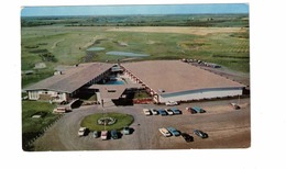 EDMONTON, Alberta, Canada, Derrick Golf & Winter Club , Old Cars, 1950's Chrome Postcard - Edmonton