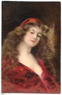 Portrait De FEMME - Illustrateur A. ASTI - Série 1292 - Asti