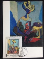 Czechoslovakia, Uncirculated Postcard, "Painting", "Antonín Pelc", 1973 - Altri & Non Classificati