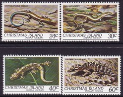 Christmas Island 1981 Skinks Sc 112-15 Mint Never Hinged - Christmas Island