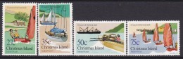 Christmas Island 1983 Boat Club Sc 138-41 Mint Never Hinged - Christmas Island