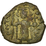 Monnaie, Constans II, Follis, 641-668 AD, Constantinople, TB+, Cuivre, Sear:1000 - Byzantines