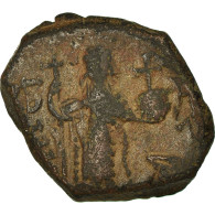 Monnaie, Constans II, Follis, 641-668 AD, Constantinople, TB+, Cuivre, Sear:1006 - Byzantines