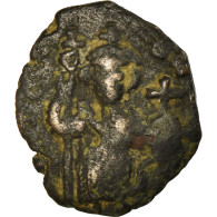 Monnaie, Constans II, Follis, 641-668 AD, Constantinople, TB, Cuivre, Sear:1001 - Bizantinas