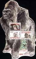 ¤ NEW YEAR OFFER ¤ BURUNDI 2011 SHEET - GORILLES GORILLE GORILLA GORILLAS APES MONKEYS SINGES SINGE - ODD SHAPE - MNH ** - Gorilles