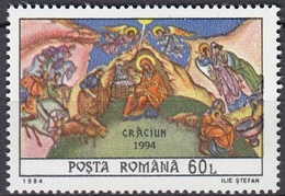 ROMANIA 5048,unused,Christmas 1994 - Ungebraucht
