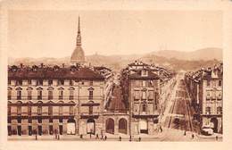 0916" TORINO-VIA GIUSEPPE VERDI E VIA PO CART. ORIG. - Mole Antonelliana