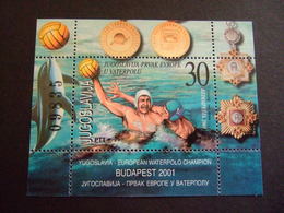 HUNGARY   2001.  EU CHAMPIONSHIP .  MNH ** (V29-09-TVN) - Water Polo