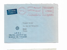 1955  Par Avion Helsinki HYVAA MATKAA TREVLIG RESA AREA SUOMI - Other & Unclassified