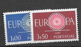 1960 MNH Portugal, Michel 898-9 Postfris** - Neufs