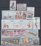 TAAF Année Complète 1992 Timbres-poste N° 163 / 70 Poste-aérienne N° 120A / 24  Sans Charnière, TB - Full Years