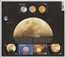 BELGIQUE, 2016, Astronomie, Super Lune (COB BL245**). - Blocks & Sheetlets 1962-....