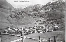 BIVIO → Oberhalbstein, Seltene Gesamtansicht Des Kleinen Bergdorfes Am Fusse Der Alpenpässe Julier Und Septimer, Ca.1910 - Bivio