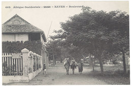 Cpa Afrique - Soudan - Kayes - Boulevard ( Fortier ) - Soudan