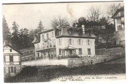 Lausanne Villa De Giez Env. 1910 Pension? - VD Vaud