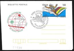 Italia/Italy/Italie: FDC, Intero, Stationery, Entier, Campionato Mondialedi Sci Nautico, World Water Ski Championship, C - Water-skiing