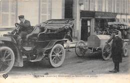 Thème: Sport Automobile Circuit D'Auvergne.Coupe Gordon Bennett 1905 Burton Remorquant Sa Mercedes Edit. VDC (voir Scan) - Other & Unclassified