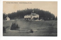 ALOSEN Gottschalkenberg Kurhotel Hoher Rohnen Gel. 1915 V. Oberägeri Stempel Hotel - Oberägeri