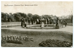 WESTON SUPER MARE : CLARENCE PARK - THE FOUNTAIN / ADDRESS - CHEPSTOW, SHIRENEWTON, LOWER ARGOED - Weston-Super-Mare