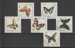 Viet-Nam Nord 1965 Papillons 472-77 6 Val Oblit Used - Viêt-Nam