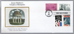 USA 2001 FDC JAMES MADISON'S TEMPLE AT MONTPELIER  YVERT N°  NEUF MNH** - 2001-2010
