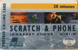 TAAF - Inmarsat - Prepaid Calling Card - Scratch § Phone - TAAF - French Southern And Antarctic Lands