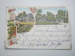 KÖTHEN. Frauendorf , Gasthof , Seltene Karte Um 1900 - Köthen (Anhalt)