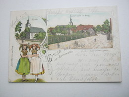 BURG , Spreewald, Seltene Karte Um 1902 - Burg (Spreewald)