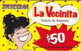 TARJETA DE REPUBLICA DOMINICANA DE LA VECINITA DE TRICOM $50 - Dominicaanse Republiek