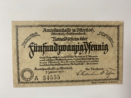 Allemagne Notgeld Osterholz 25 Pfennig - Collections