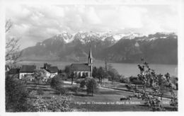 L'Eglise De Chexbres Et Les Alpes De Savoie - 1935 - Chexbres