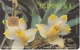 TARJETA DE PERU DE TELEPOINT DE UNA ORQUIDEA (ORCHID-FLOR-FLOWER) - Peru