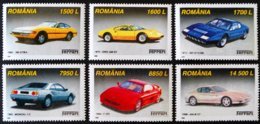 Roumanie Romania Rumanien 1999 Yvertn° 4475-4580 Mi 5450-5455 *** MNH Cote 7,50 € Automobilles Cars Autos Ferrari - Ungebraucht