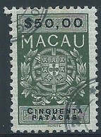 MACAU REVENUE STAMPS 1960'S\1970'S - 50 PATACAS FINE USED - Altri & Non Classificati