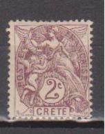 CRETE          N°  YVERT  :   2      NEUF AVEC  CHARNIERES      (  CH  02/03 ) - Unused Stamps