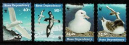 Ross Dependency 1997 Sea Birds WWF Set Of 4 MNH - Neufs