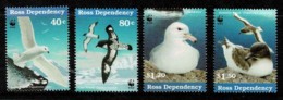 Ross Dependency 1997 Sea Birds WWF Set Of 4 MNH - Nuevos