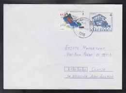 REPUBLIC OF MACEDONIA, 1996, COVER, MICHEL 62 - SPORT CANOE ** - Rafting