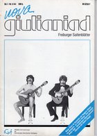 Revue Guitare Nova Giulianiad Freiburger Saitenblatter - Musique