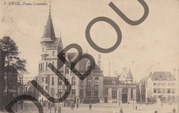 Postkaart - Carte Postale LUIK/LIEGE Poste Centrale - Tram   (G450) - Elsenborn (camp)