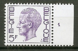 BELGIE * Nr 1645 P3  Plaatnummer 1 * Postfris Xx - 1970-1980 Elström