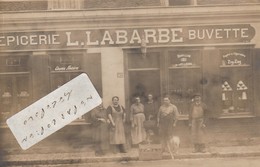 SURESNES -  Epicerie -  L.LABARBE - Buvette , Tabac  ENONES ?  Antoine  , 67 Rue De Verdun  ( Carte Photo ) - Suresnes
