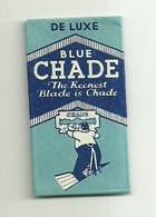 6315 " BLUE CHADE -THE KEENEST BLADE IS CHADE "-CONFEZIONE CON 1 LAMETTA - Rasierklingen