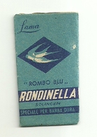 6316 " RONDINELLA-LAMA ROMBO BLU-SOLINGEN-SPECIALE PER BARBA DURA "-CONFEZIONE CON 1 LAMETTA - Rasierklingen