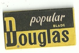 6327 " POPULAR BLADE DOUGLAS "-CONFEZIONE CON 1 LAMETTA - Lames De Rasoir