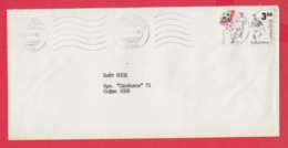 250004 / Cover 1994 - 3 Lv. , World Cup Soccer Calcio Football Fussball Championship, U.S.A. , Bulgaria Bulgarie - Storia Postale