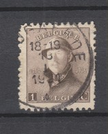 COB 165 Oblitération Centrale HOOGAERDE - 1919-1920 Roi Casqué