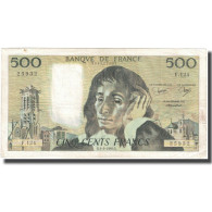 France, 500 Francs, Pascal, 1980, 1980-09-04, TB, Fayette:71.22, KM:156e - 500 F 1968-1993 ''Pascal''